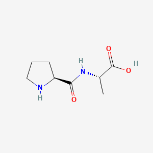Chemical structure of H-Pro-Ala-OH