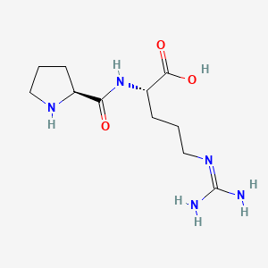 Chemical structure of H-Pro-Arg-OH