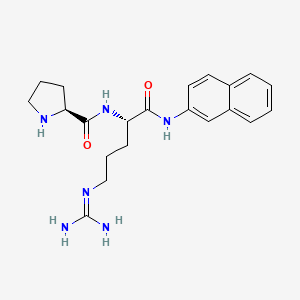 Chemical structure of H-Pro-Arg-βNA · HCl