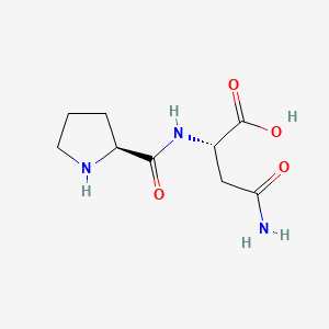 Chemical structure of H-Pro-Asn-OH