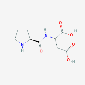 Chemical structure of H-Pro-Asp-OH