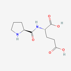Chemical structure of H-Pro-Glu-OH