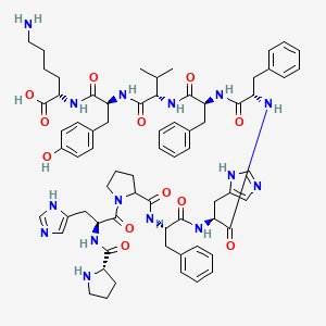 Chemical structure of Renin inhibitory peptide