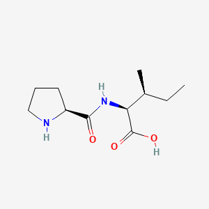 Chemical structure of H-Pro-Ile-OH