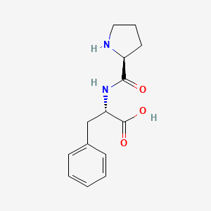 Chemical structure of H-Pro-Phe-OH
