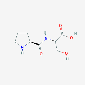 Chemical structure of H-Pro-Ser-OH