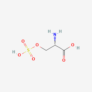 Chemical structure of H-Ser(SO₃H)-OH