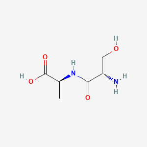 Chemical structure of H-Ser-Ala-OH