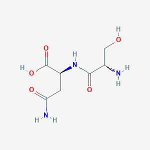 Chemical structure of H-Ser-Asn-OH