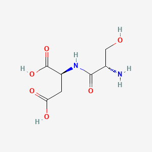 Chemical structure of H-Ser-Asp-OH