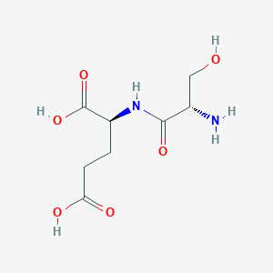 Chemical structure of H-Ser-Glu-OH