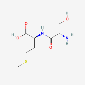Chemical structure of H-Ser-Met-OH