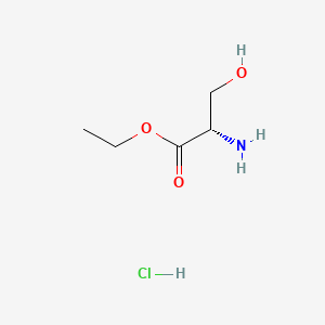 Chemical structure of H-Ser-OEt · HCl