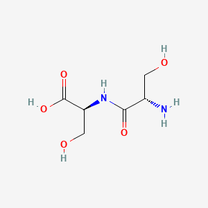 Chemical structure of H-Ser-Ser-OH