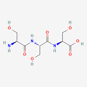 Chemical structure of Triserine