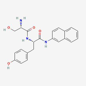 Chemical structure of H-Ser-Tyr-βNA