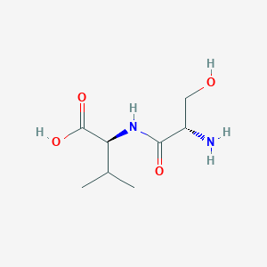 Chemical structure of H-Ser-Val-OH