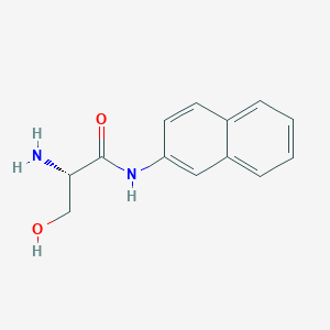 Chemical structure of H-Ser-βNA