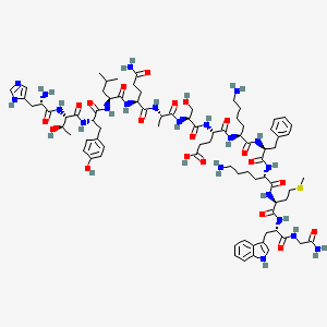 Chemical structure of HSV-1-amide UL 26 Open Reading Frame (242-255)