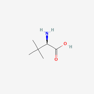 Chemical structure of H-tBu-D-Gly-OH