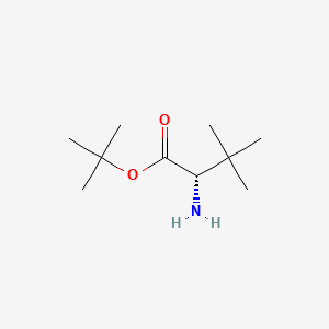 Chemical structure of H-tBu-Gly-OtBu · HCl