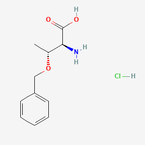 Chemical structure of H-Thr(Bzl)-OH · HCl