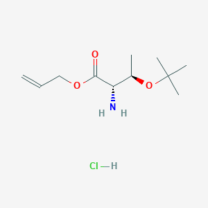Chemical structure of H-Thr(tBu)-allyl ester · HCl