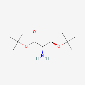 Chemical structure of H-Thr(tBu)-OtBu