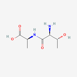 Chemical structure of H-Thr-Ala-OH
