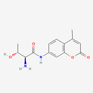 Chemical structure of H-Thr-AMC