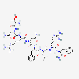 Chemical structure of Tnrnflrfamide