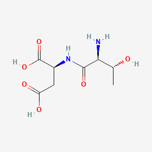 Chemical structure of H-Thr-Asp-OH