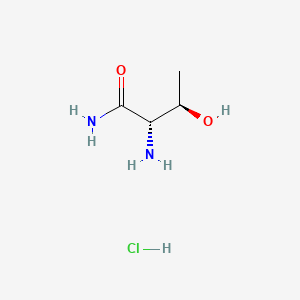Chemical structure of H-Thr-NH₂ · HCl