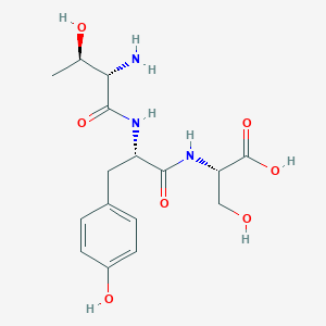 Chemical structure of H-Thr-Tyr-Ser-OH