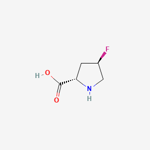 Chemical structure of trans-4-Fluoroproline
