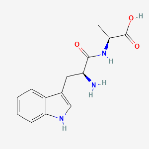 Chemical structure of H-Trp-Ala-OH