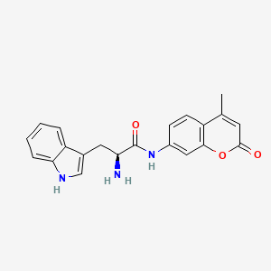 Chemical structure of H-Trp-AMC
