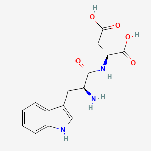 Chemical structure of H-Trp-Asp-OH