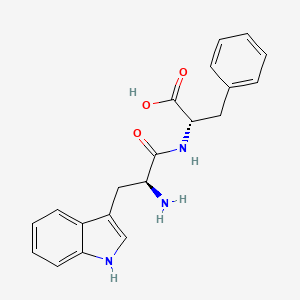 Chemical structure of H-Trp-Phe-OH