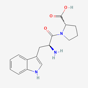 Chemical structure of H-Trp-Pro-OH