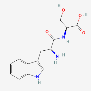 Chemical structure of H-Trp-Ser-OH