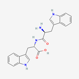 Chemical structure of H-Trp-Trp-OH