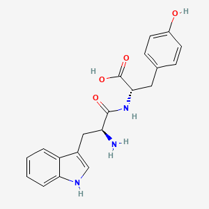 Chemical structure of H-Trp-Tyr-OH