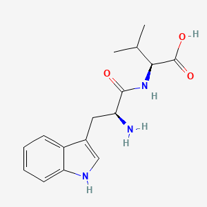 Chemical structure of H-Trp-Val-OH