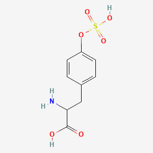 Chemical structure of H-Tyr(SO₃H)-OH