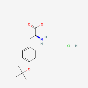 Chemical structure of H-Tyr(tBu)-OtBu · HCl