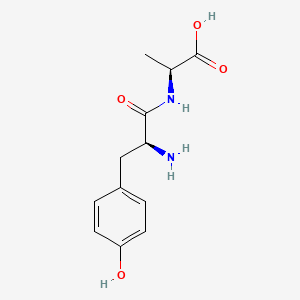 Chemical structure of H-Tyr-Ala-OH