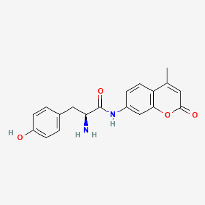 Chemical structure of H-Tyr-AMC