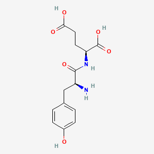 Chemical structure of H-Tyr-Glu-OH