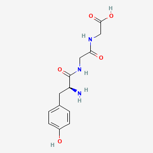 Chemical structure of H-Tyr-Gly-Gly-OH
